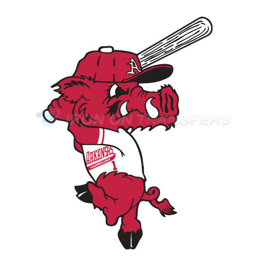 Arkansas Razorbacks 2001 Pres Mascot Logo T-shirts Iron On Trans - Click Image to Close